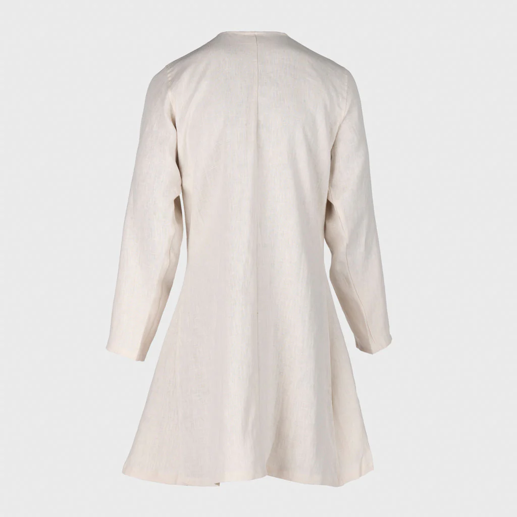 Viking Linen Tunic, Bleached - Image 4