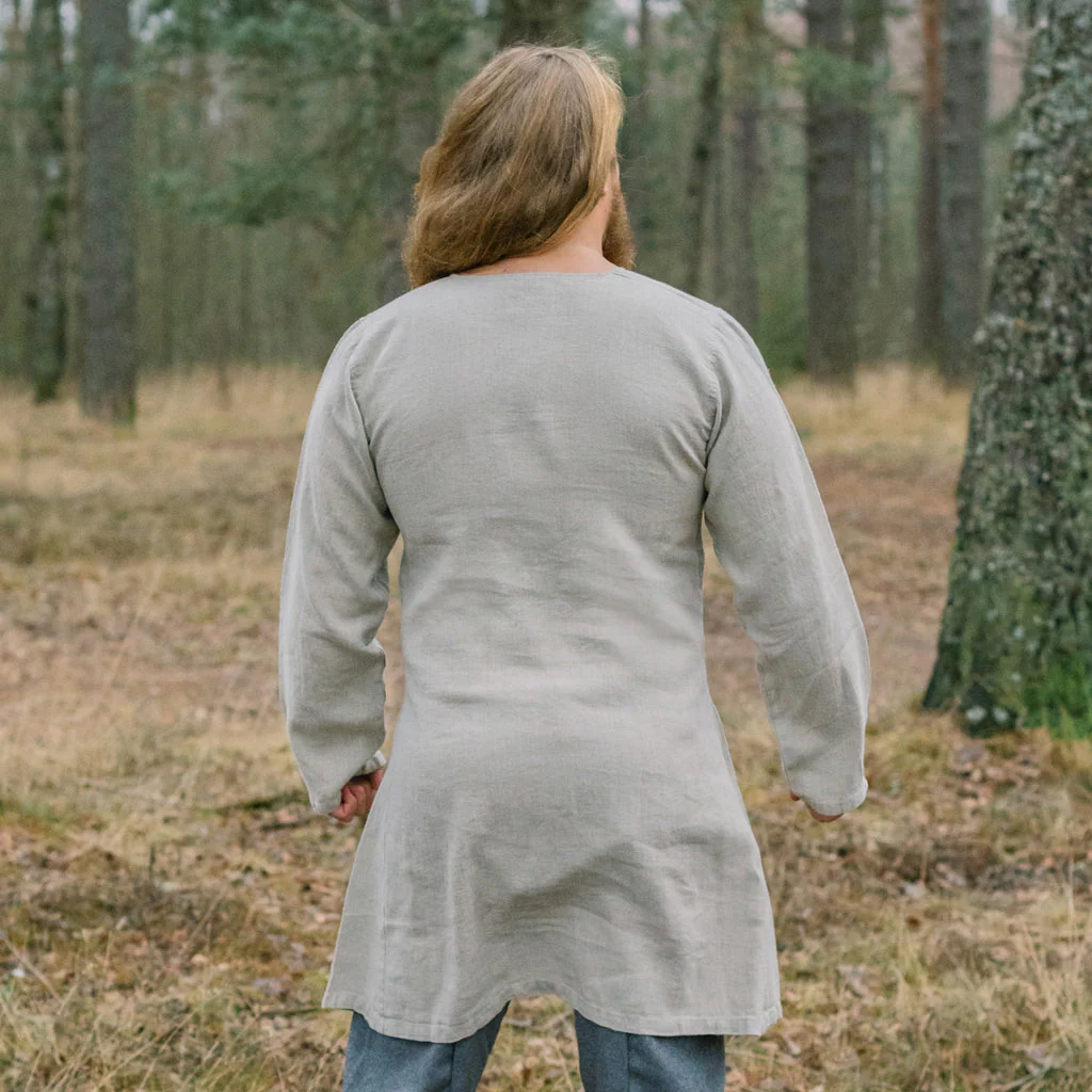 Viking Linen Tunic, Natural - Image 3