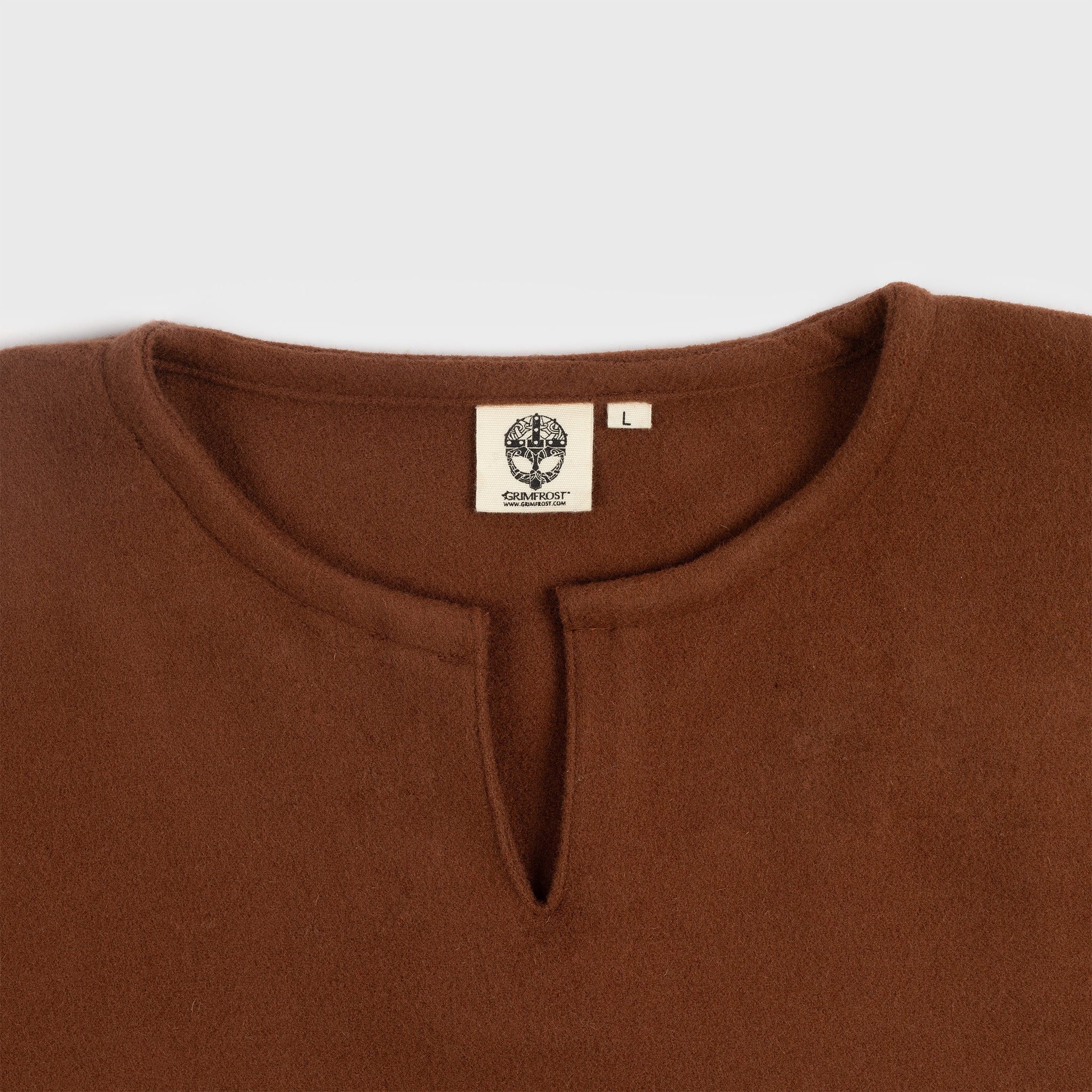 Viking Wool Tunic, Moselund, Rust - Image 6
