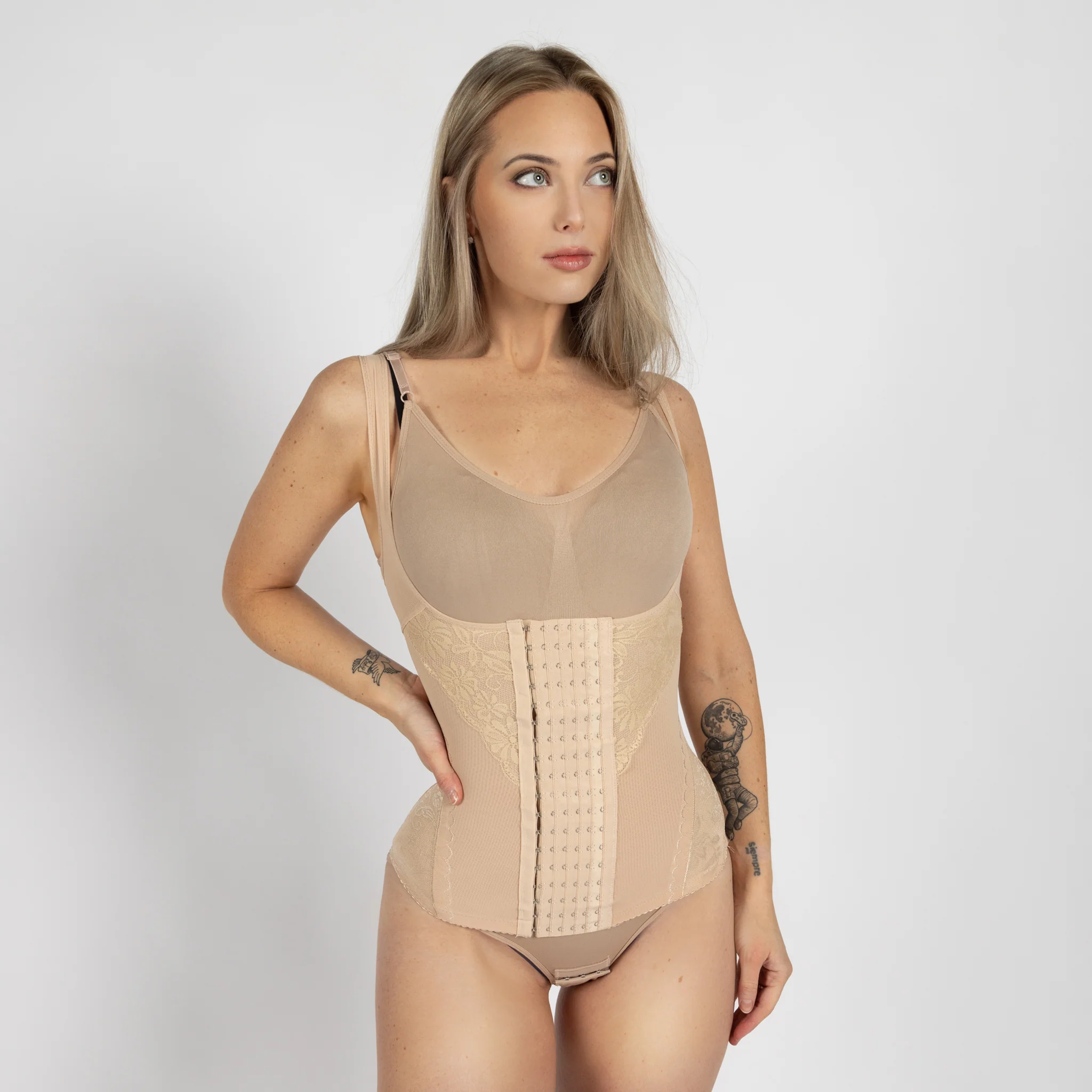 Waist Shaping Corset, Sand - Image 4