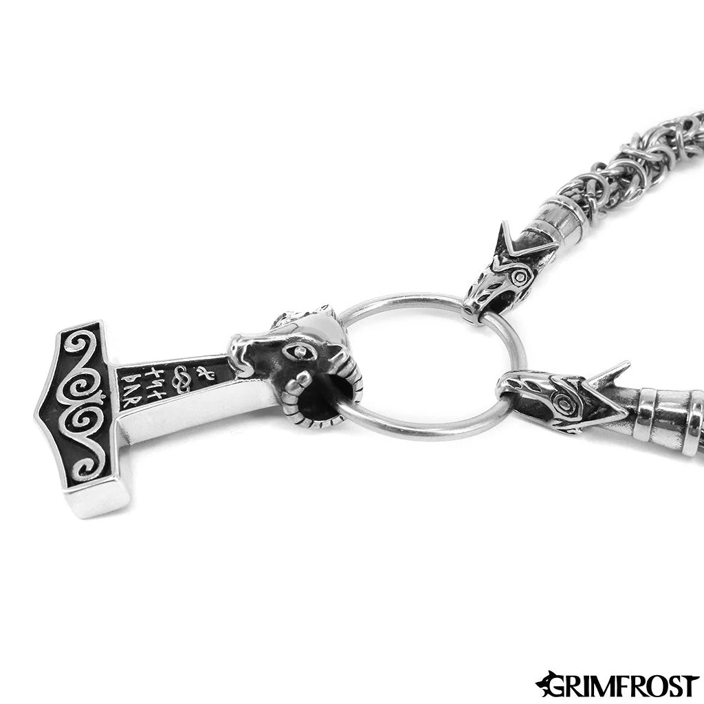 Wolf King Chain, Set 3, Stainless Steel - Image 3