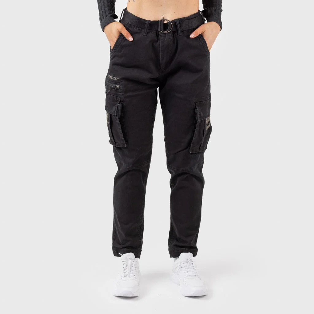 Women's Grimfrost Cargo Pants, Black - Image 3