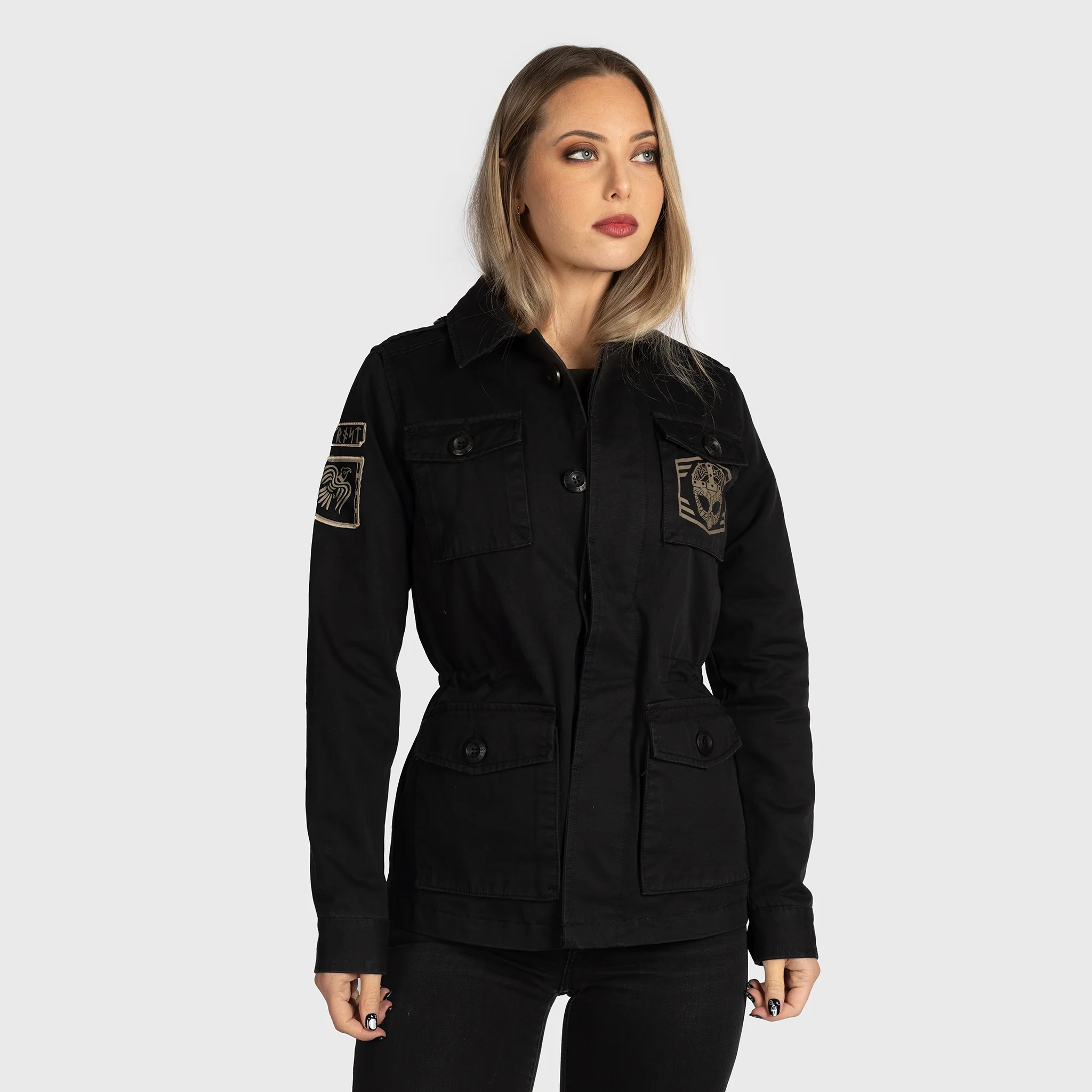 Women's Grimfrost's Field Jacket, Black - Image 4