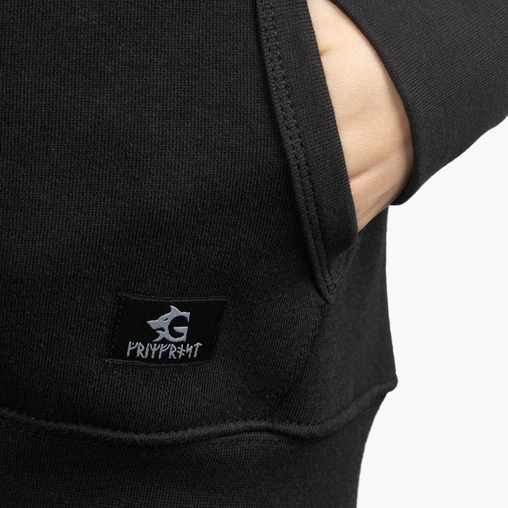 Women's Premium Hoodie, Grimfrost, Black - Image 4