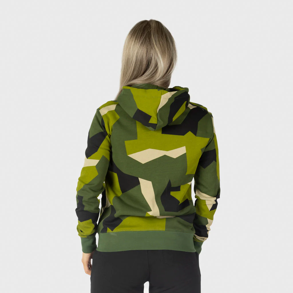 Women's Premium Hoodie, Grimfrost, M90 Green Camo - Image 2