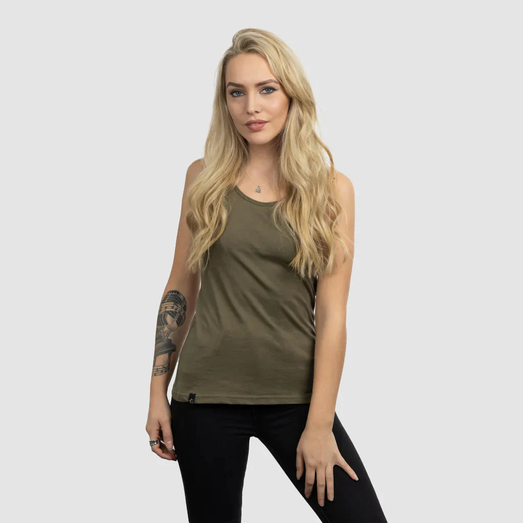Women's Premium Tank Top, Grimfrost, Green