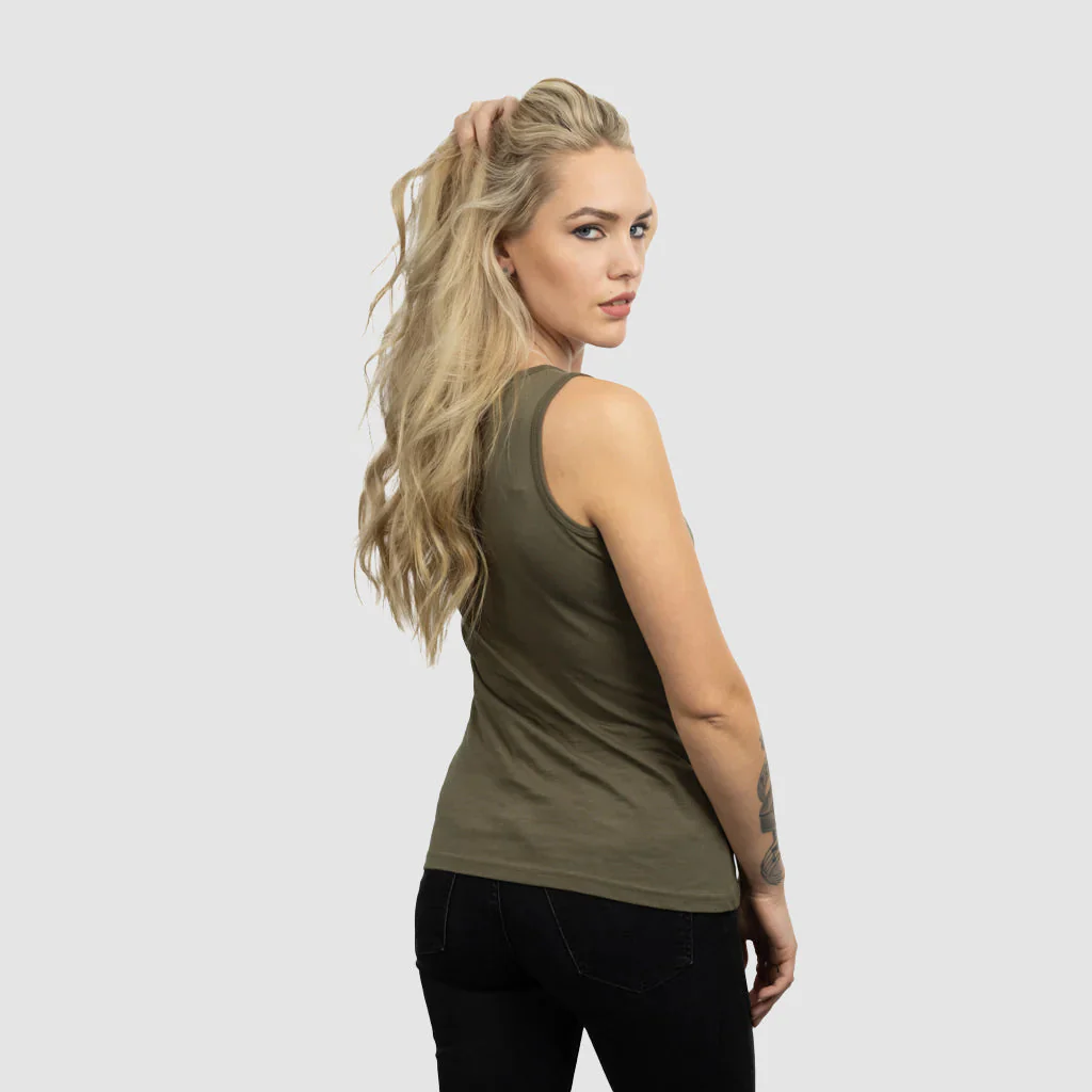 Women's Premium Tank Top, Grimfrost, Green - Image 2