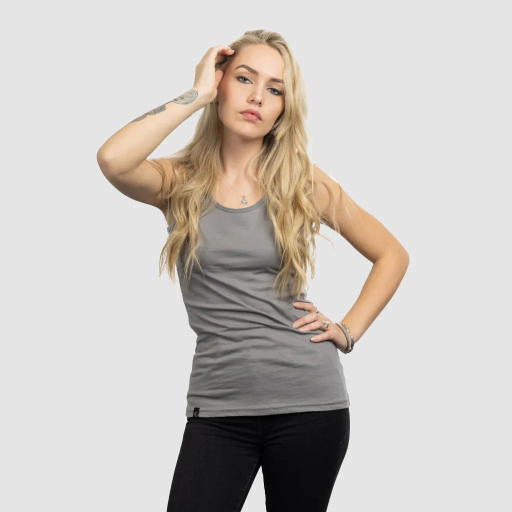 Women's Premium Tank Top, Grimfrost, Grey