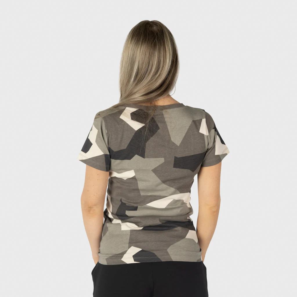 Women's Premium T-shirt, Grimfrost, M90 Brown Camo - Image 3
