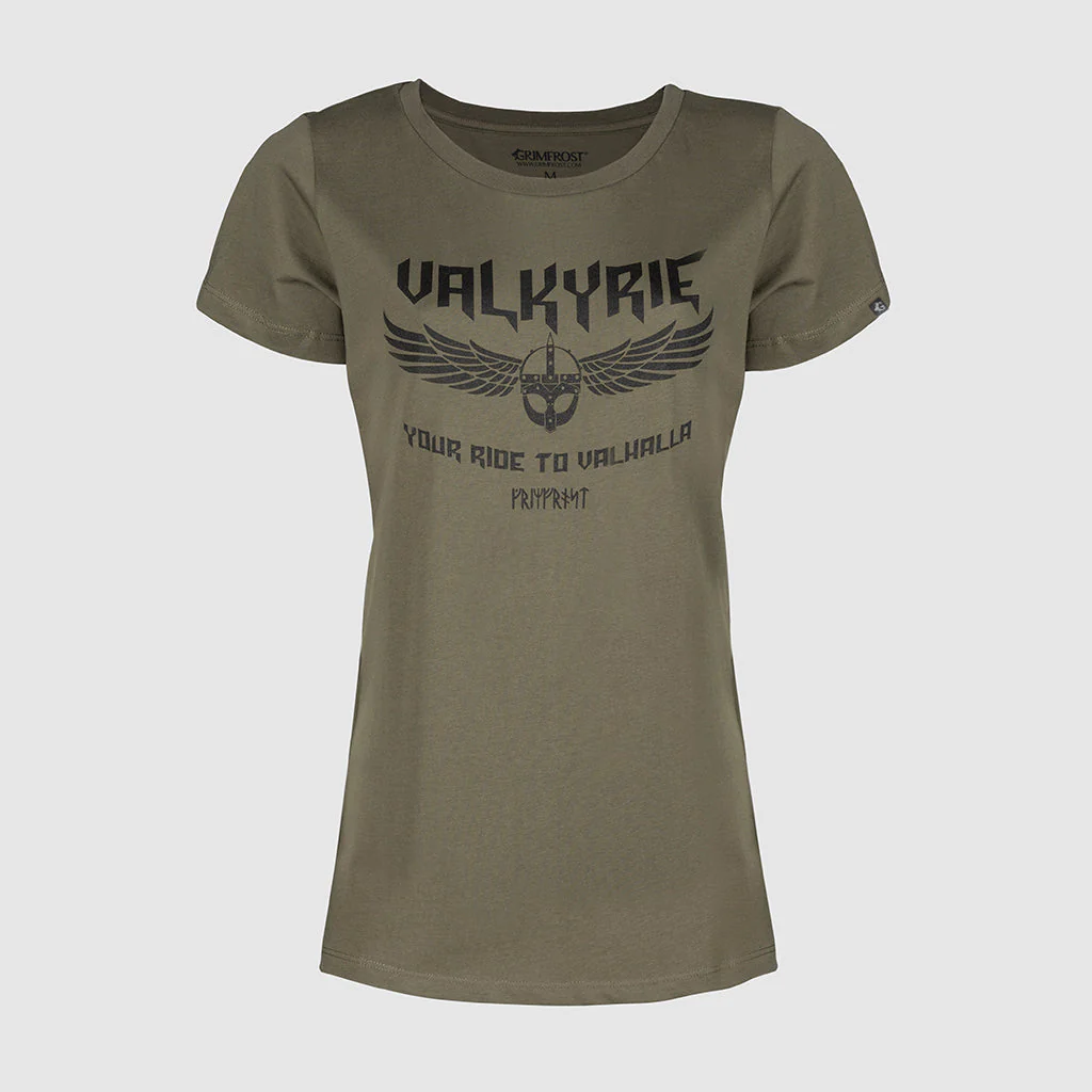 Women's Premium T-shirt, Valkyrie, Green - Image 2