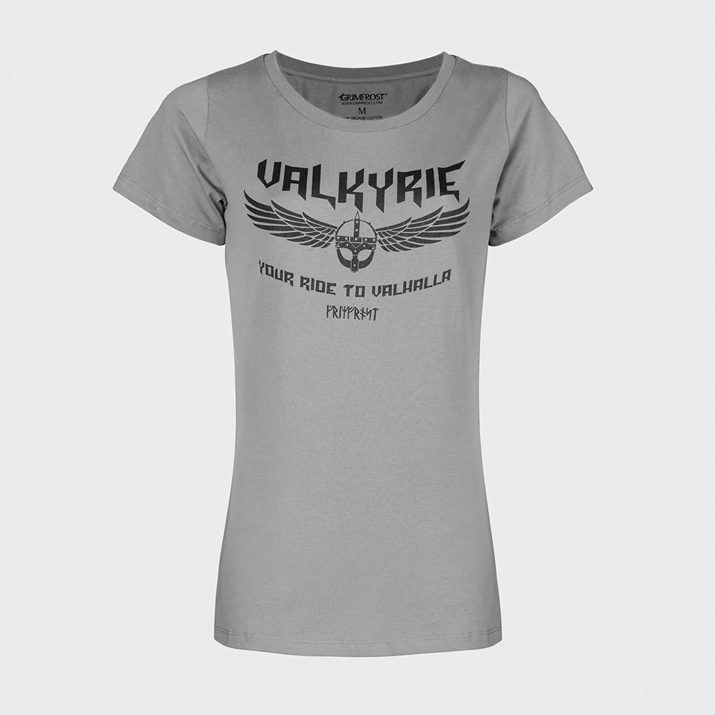 Women's Premium T-shirt, Valkyrie, Grey - Image 2