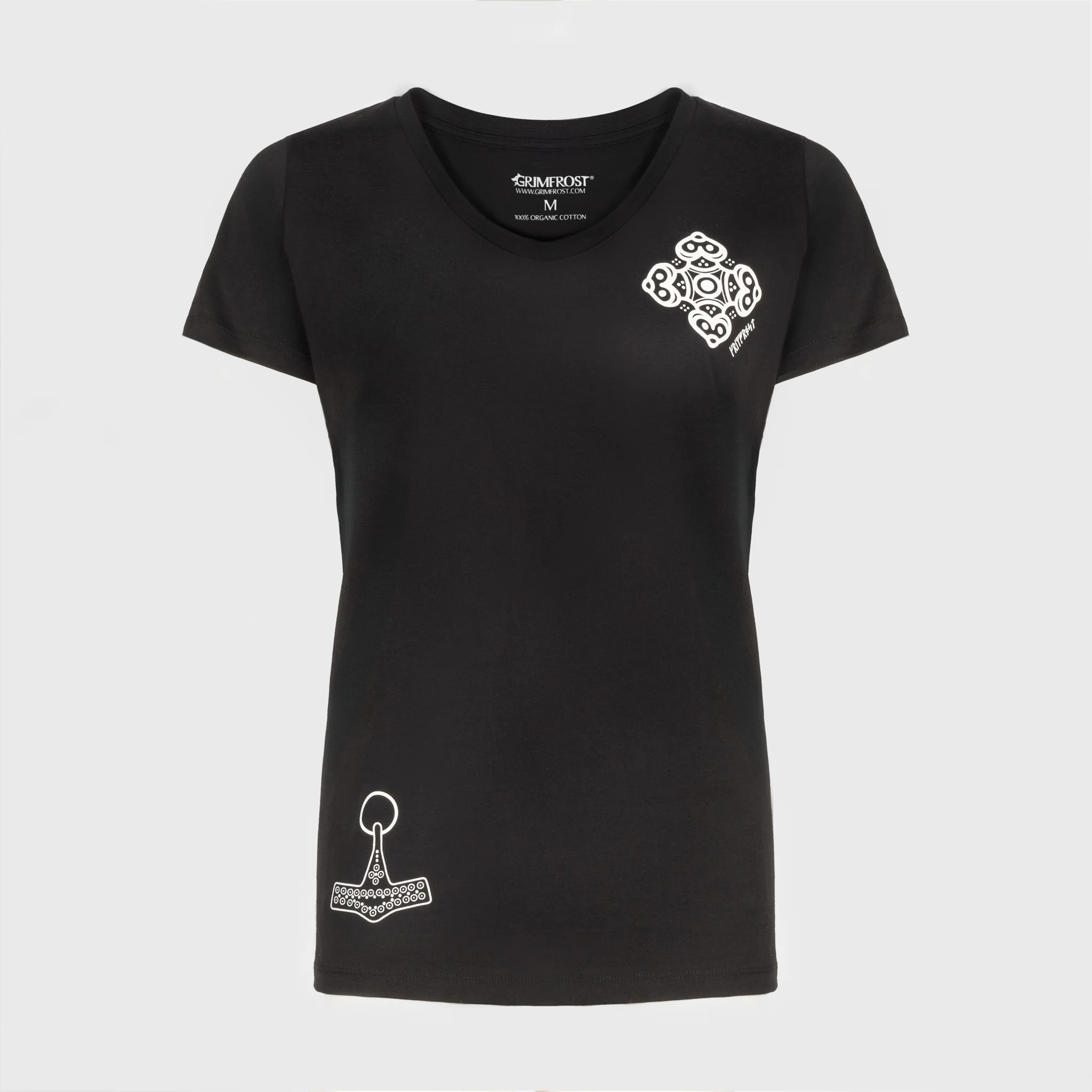 Women's Premium T-shirt, Volund, Black - Image 3