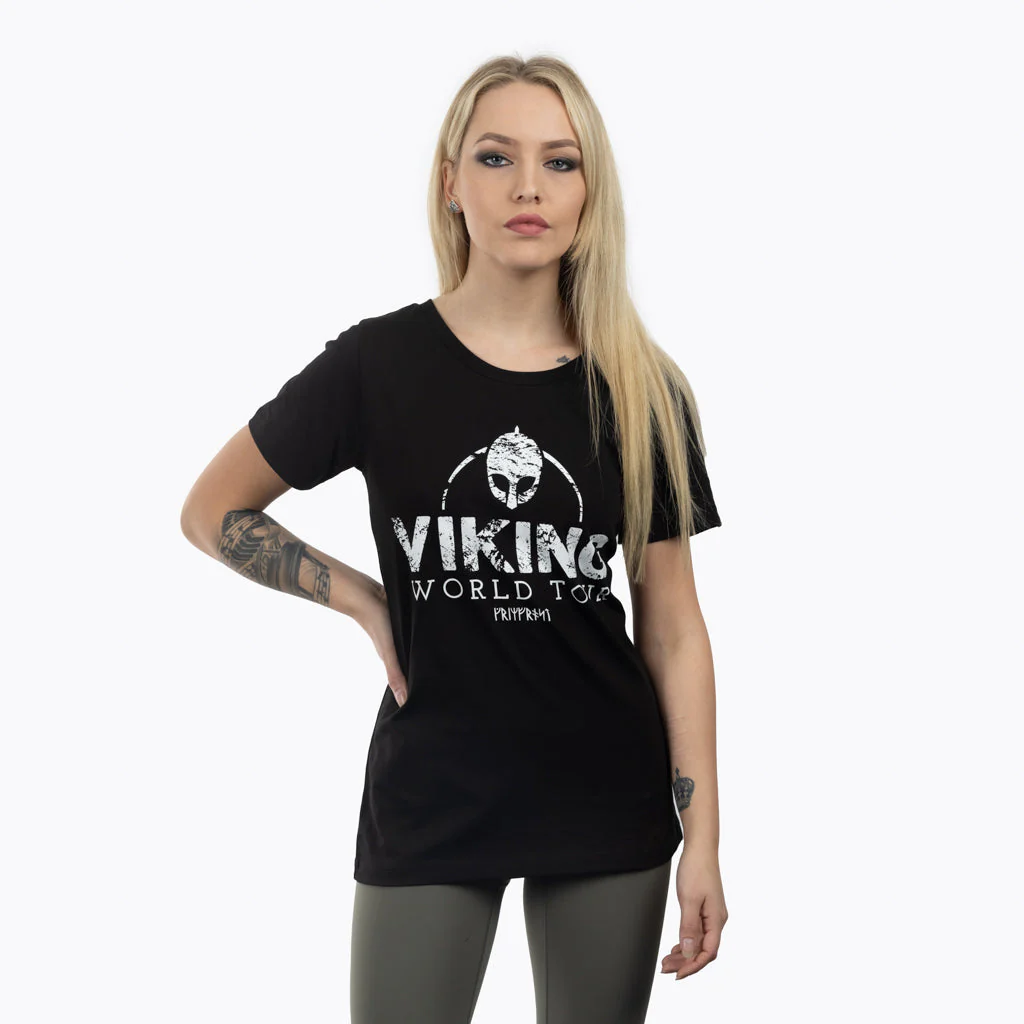 Women's Premium T-shirt, World Tour, Black - Image 2