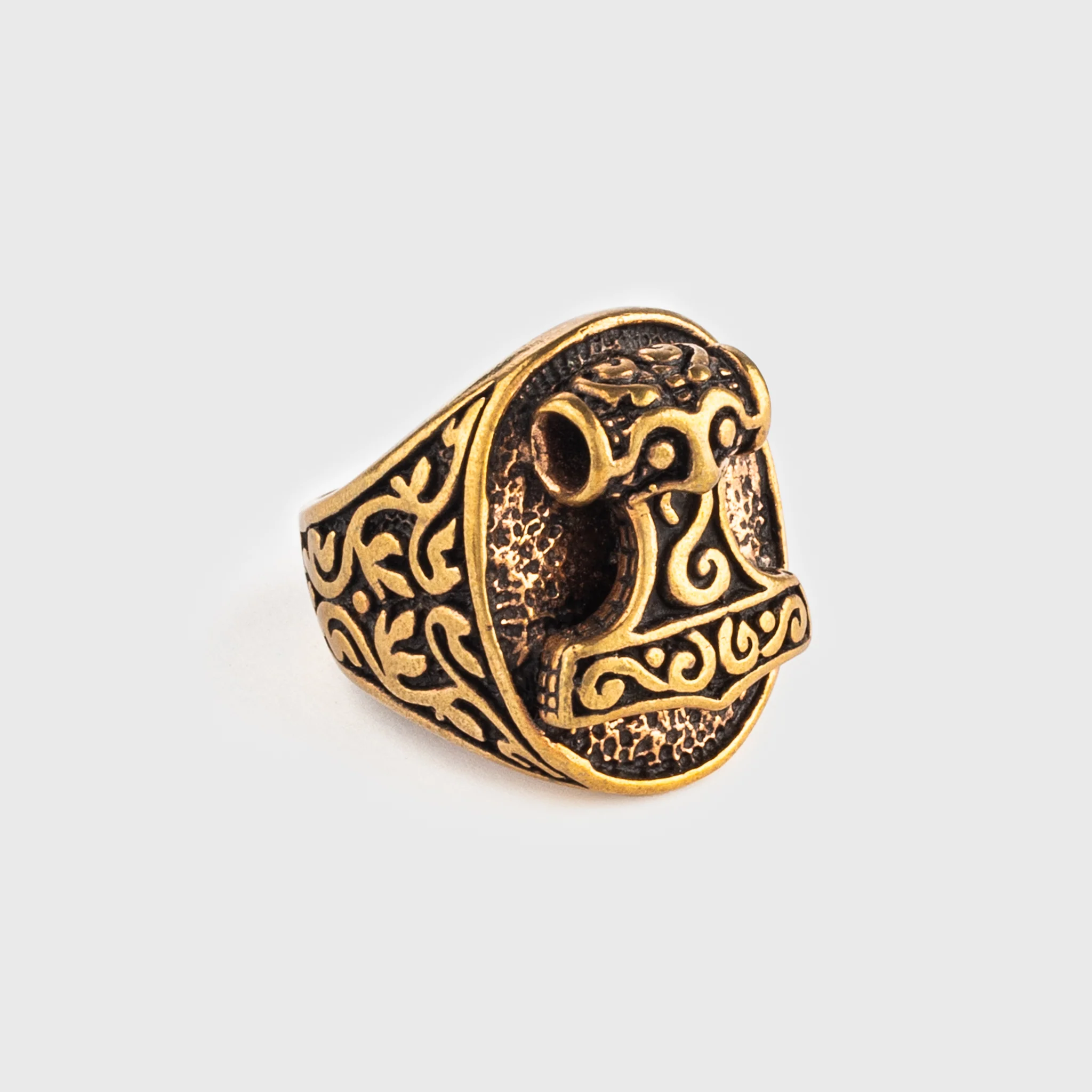 XL Mjolnir Ring, Bronze - Image 2