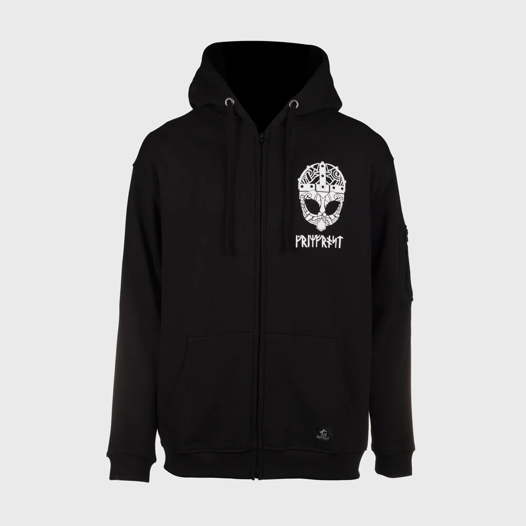 Premium Zip Hoodie, Grimfrost Clan, Black - Image 3