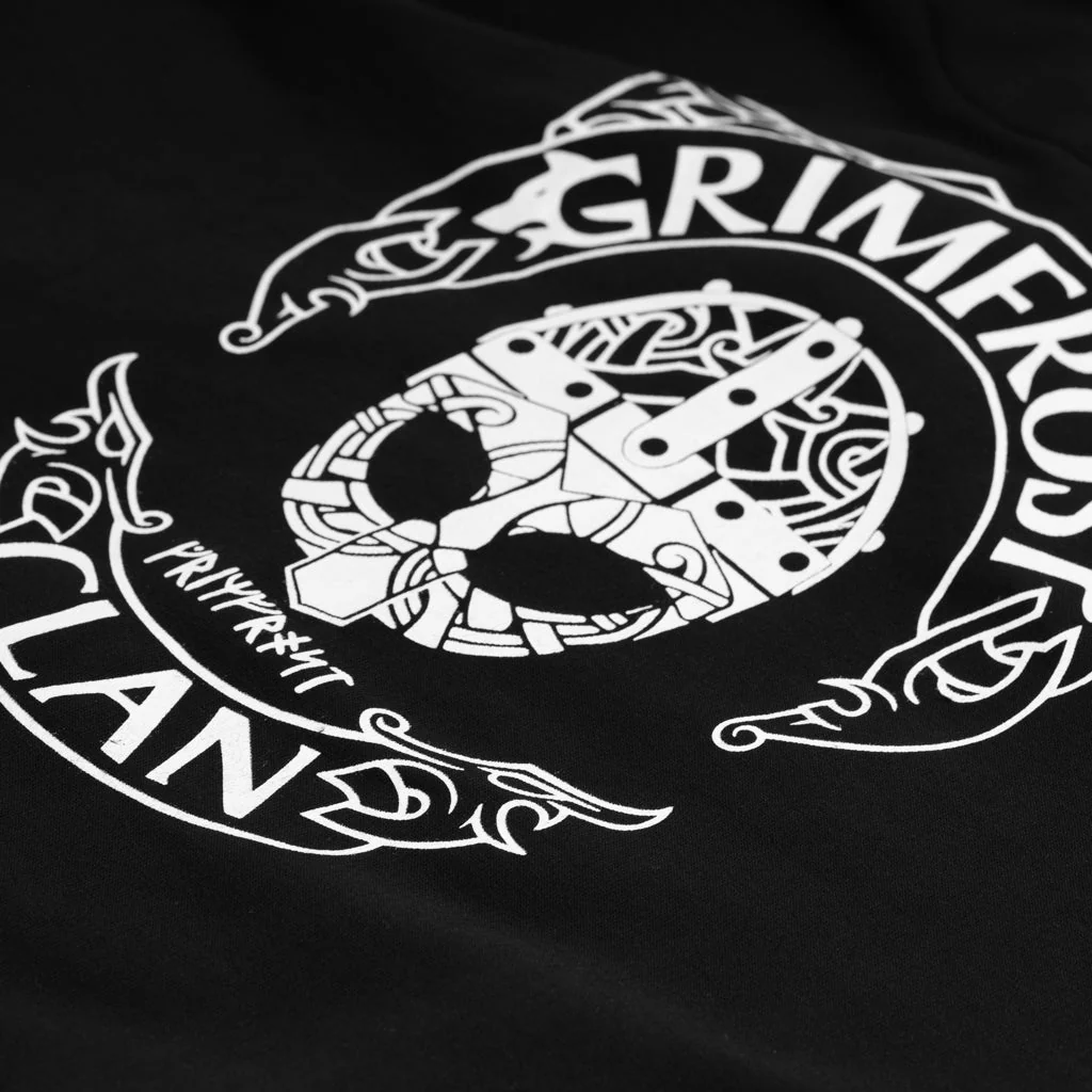 Premium Zip Hoodie, Grimfrost Clan, Black - Image 4