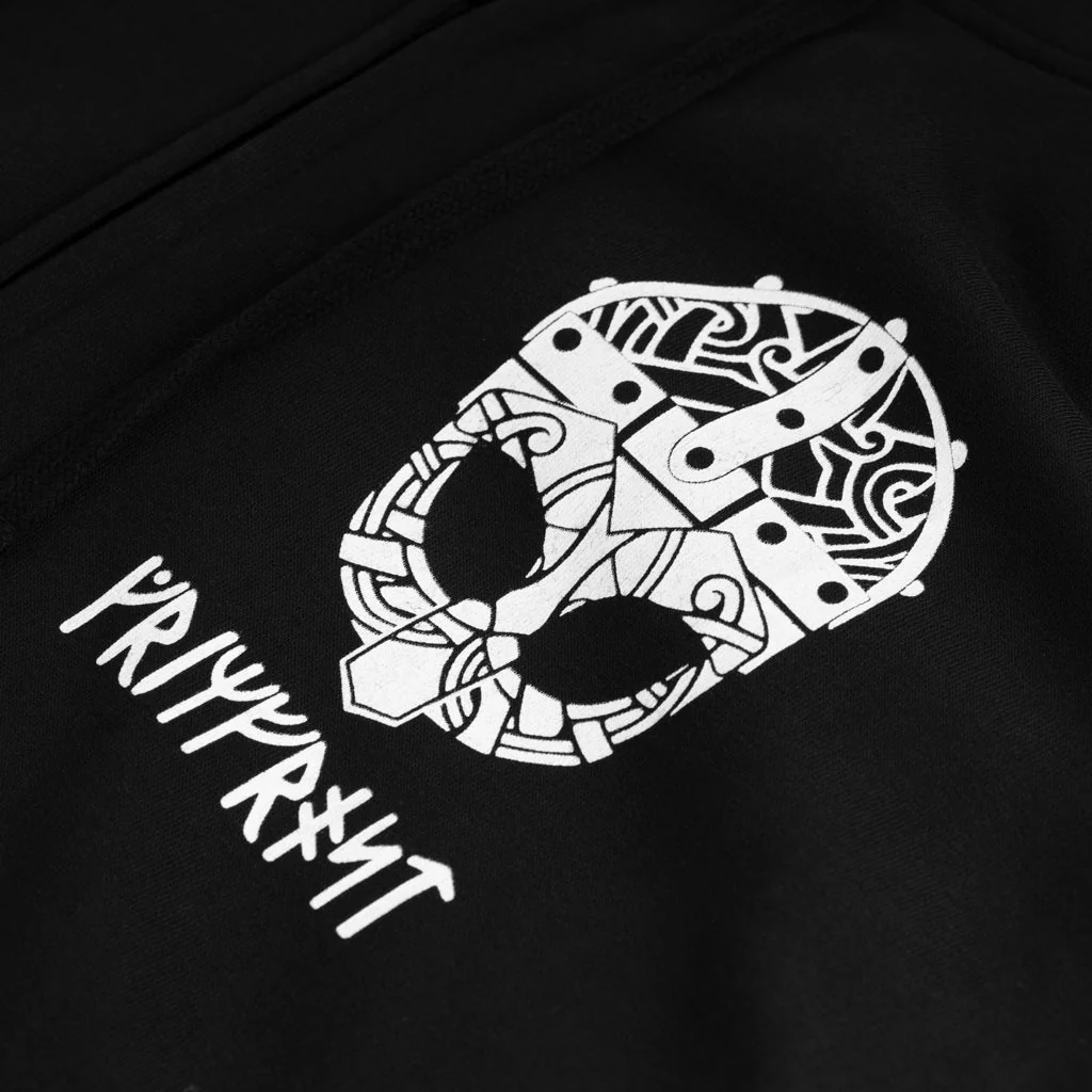 Premium Zip Hoodie, Grimfrost Clan, Black - Image 5