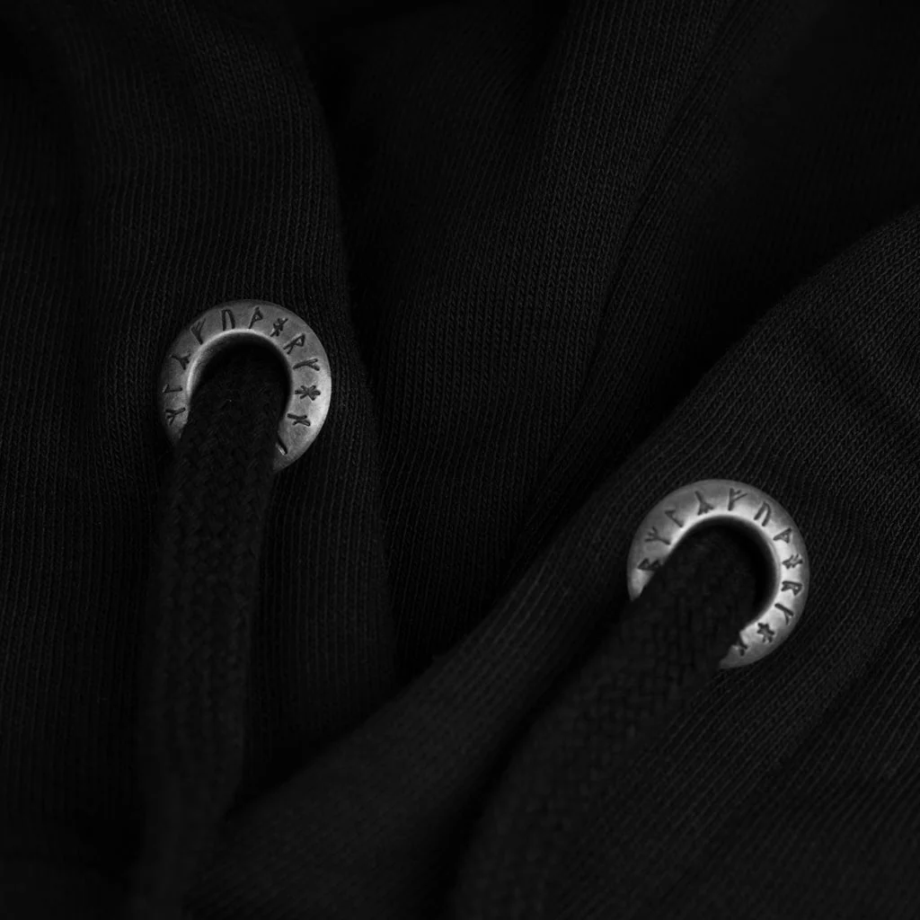 Premium Zip Hoodie, Grimfrost Clan, Black - Image 8